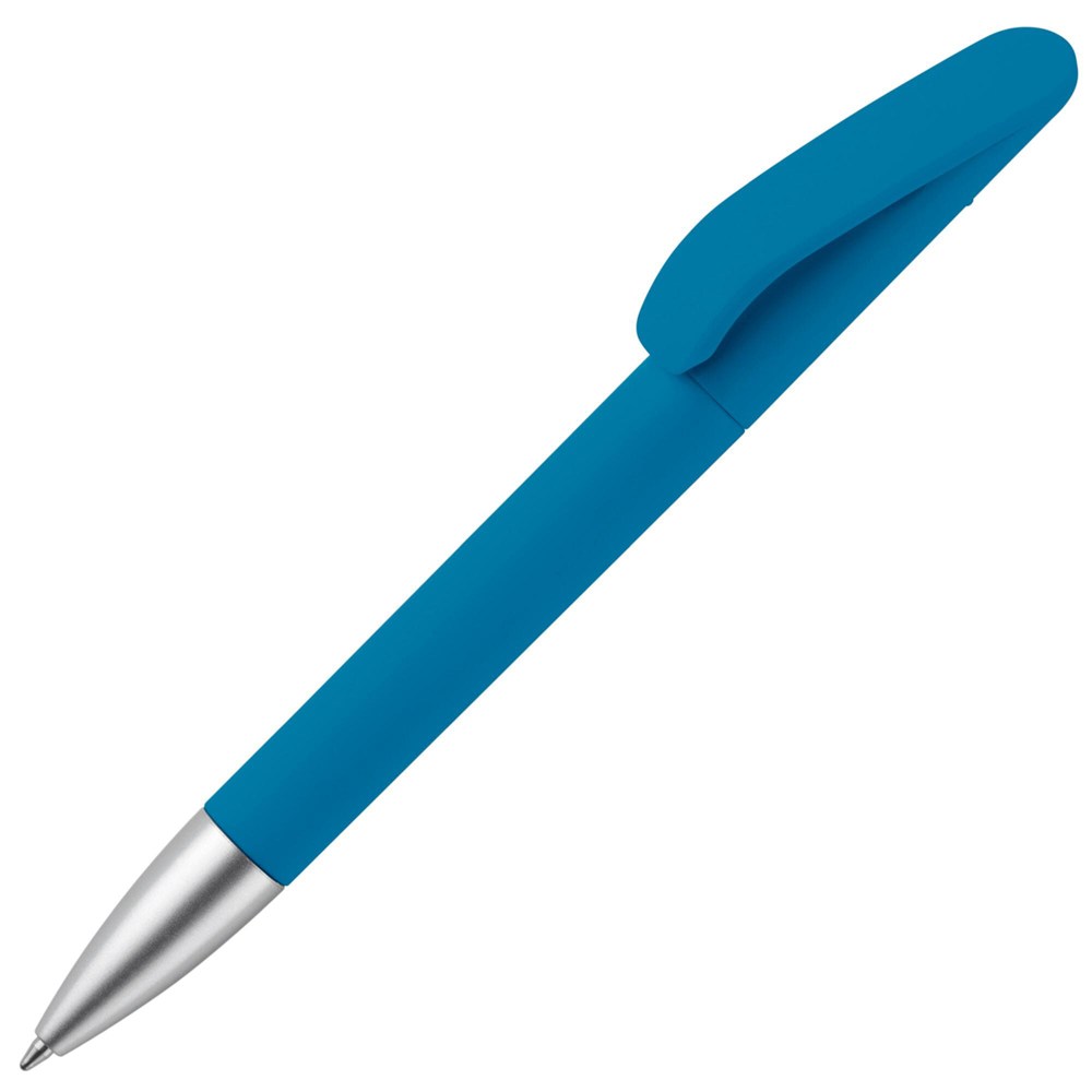 Kugelschreiber Slash soft touch R-ABS - blau