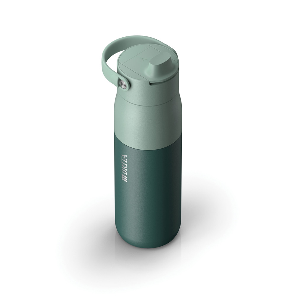 BRITA LARQ Essential Wasserflasche 1000ml - grün (± PMS Green)