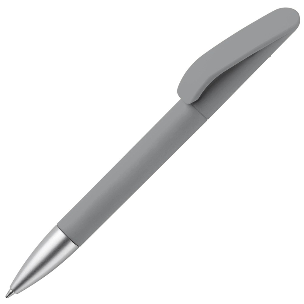 Kugelschreiber Slash soft touch R-ABS - grau