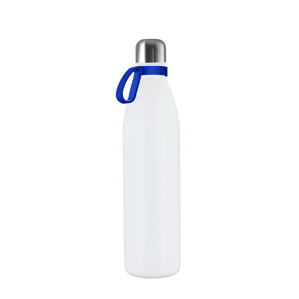Thermotrinkflasche RETUMBLER-NIZZA XL - silber, weiß, blau