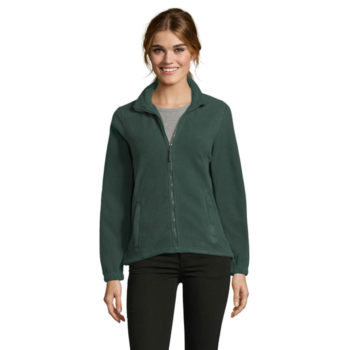 NORTH WOMEN - NORTH DAMEN FL JACKE  300g - grün