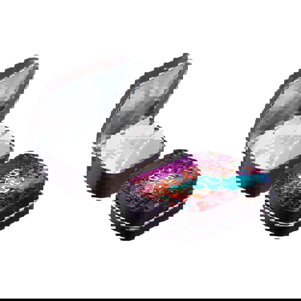 Mini Klappdeckeldose mit Form Pfefferminz - braun