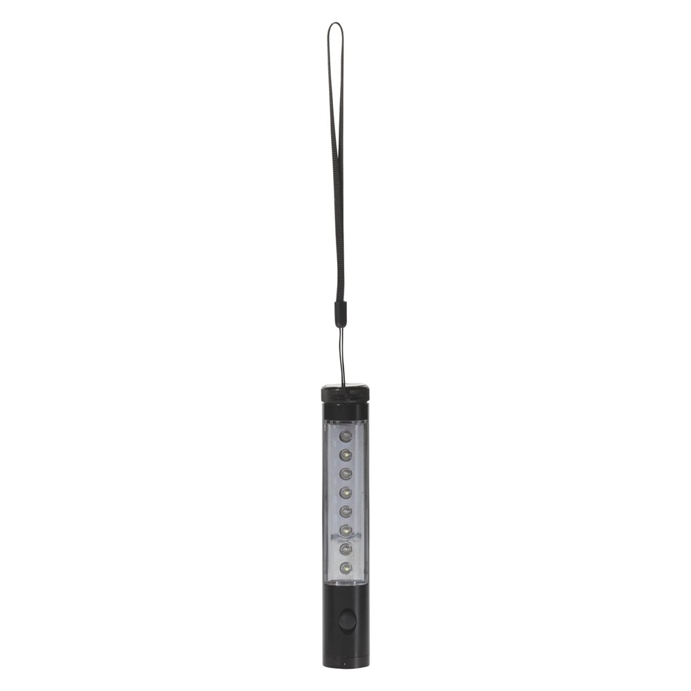 Aluminium Taschenlampe mit Magnet, 5+8 LED´s