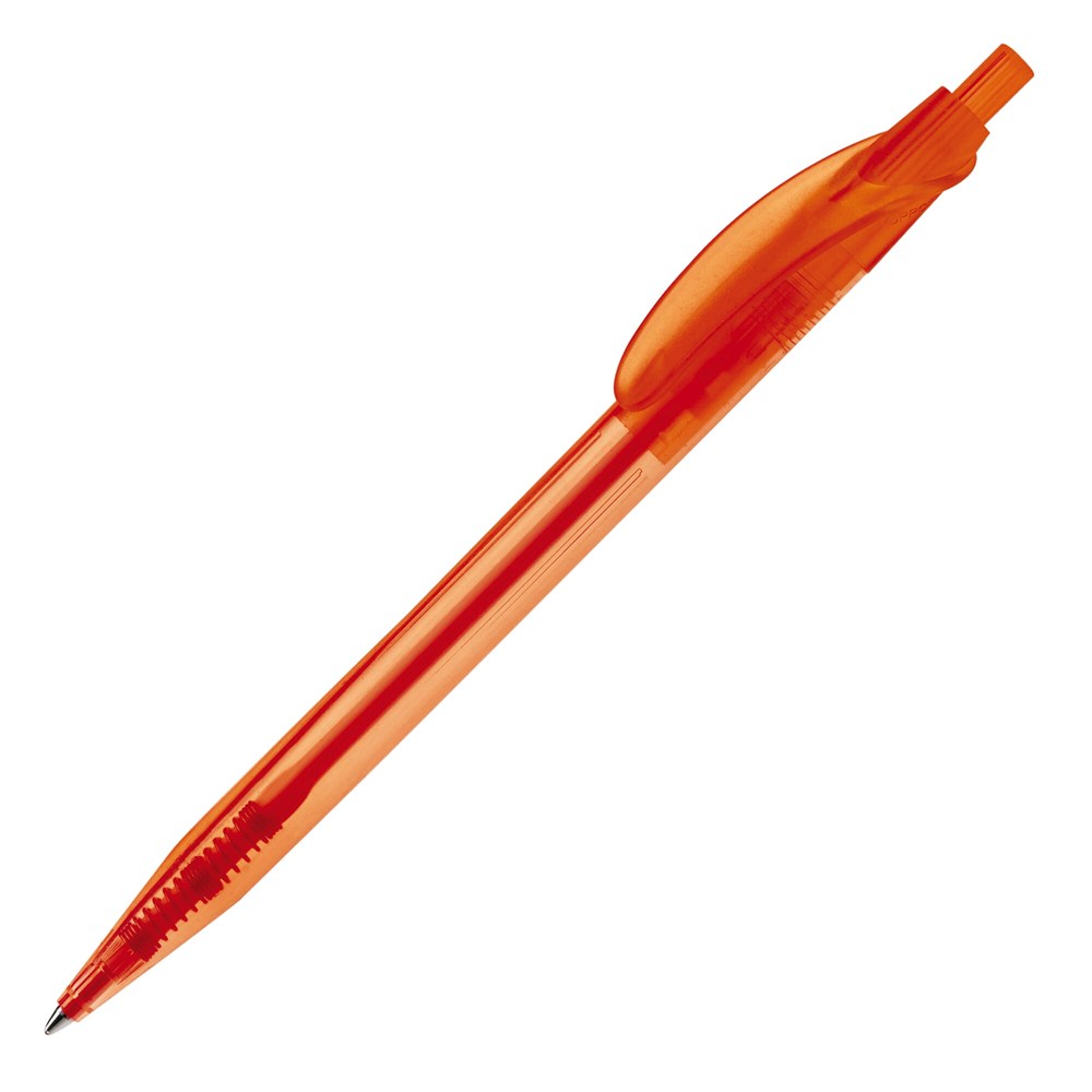 Kugelschreiber Cosmo Transparent - Transparent / Orange