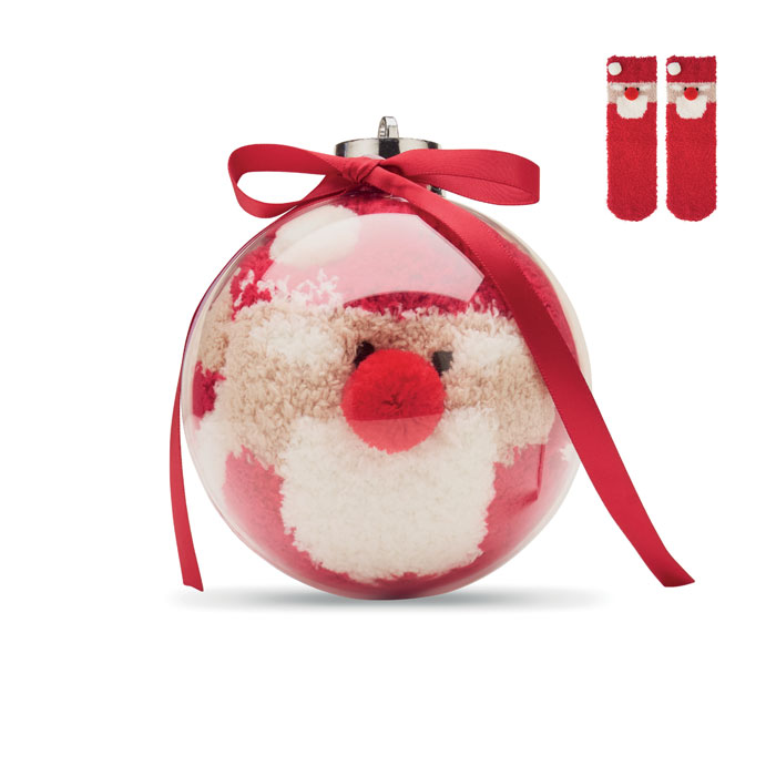 SNUG M - Weihnachtsbaumkugel mit Socken