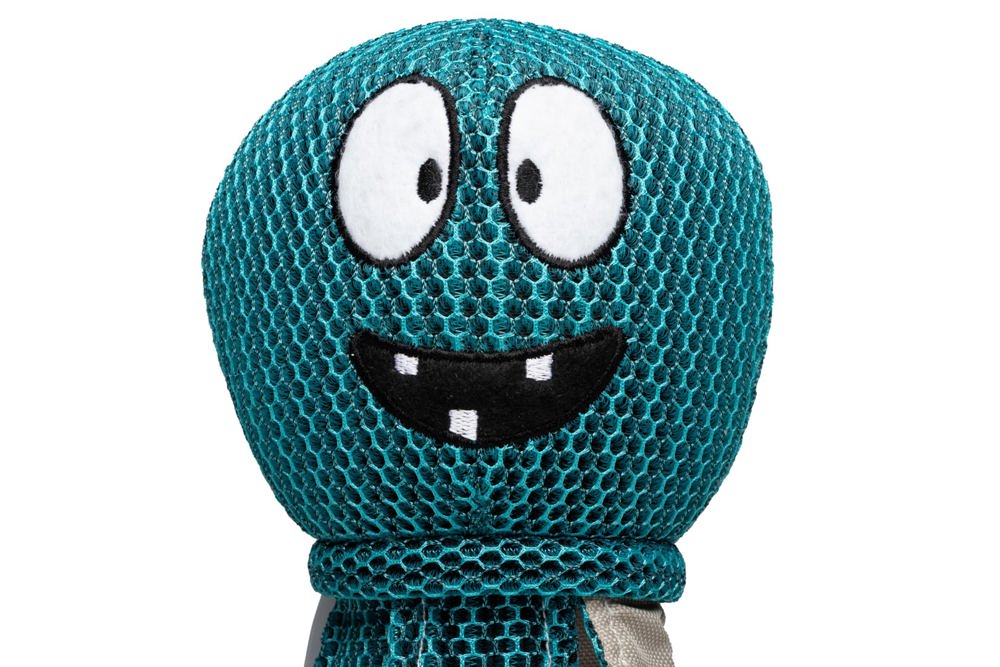 Hundespielzeug Krake Bubbles, blau, one size