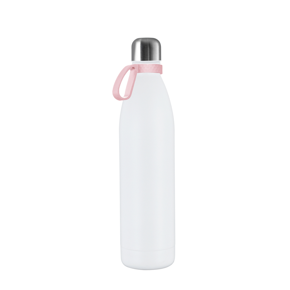 Thermotrinkflasche RETUMBLER-NIZZA XL - silber, weiß, hellmagenta, rose