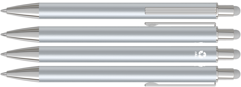 GROOVE TOUCH RECY, silber