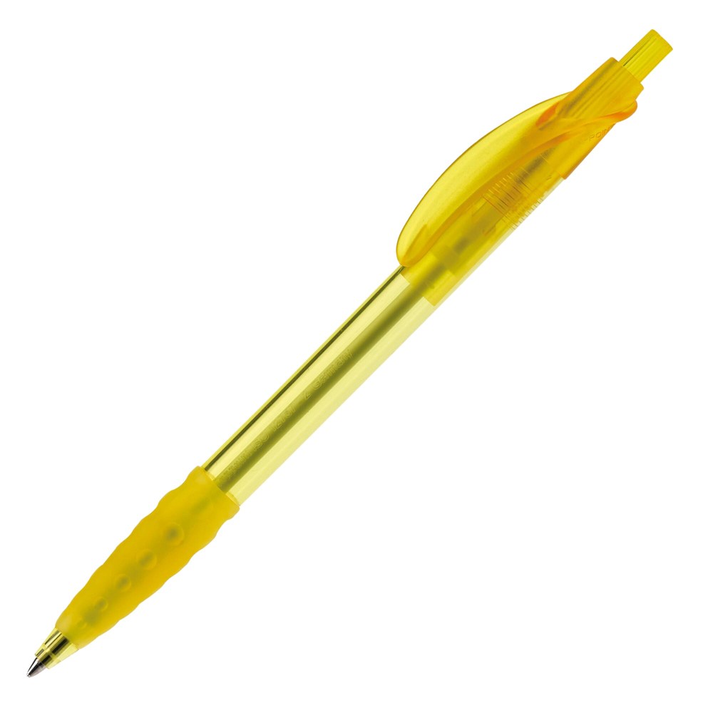 Kugelschreiber Cosmo Transparent - Transparent / Gelb