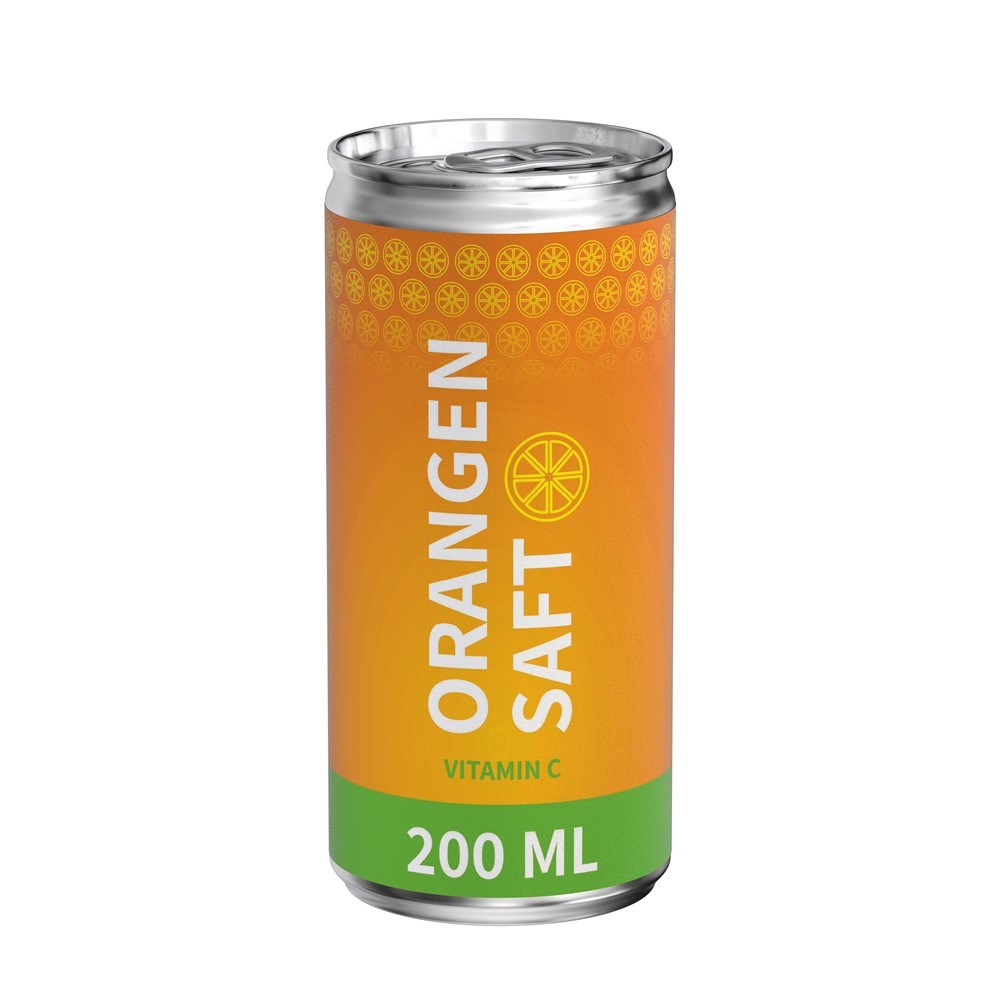 Orangensaft, 200 ml, Eco Label (Pfandfrei, Export)