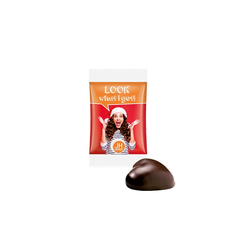 WEISS Lebkuchenherz, Folie weiß