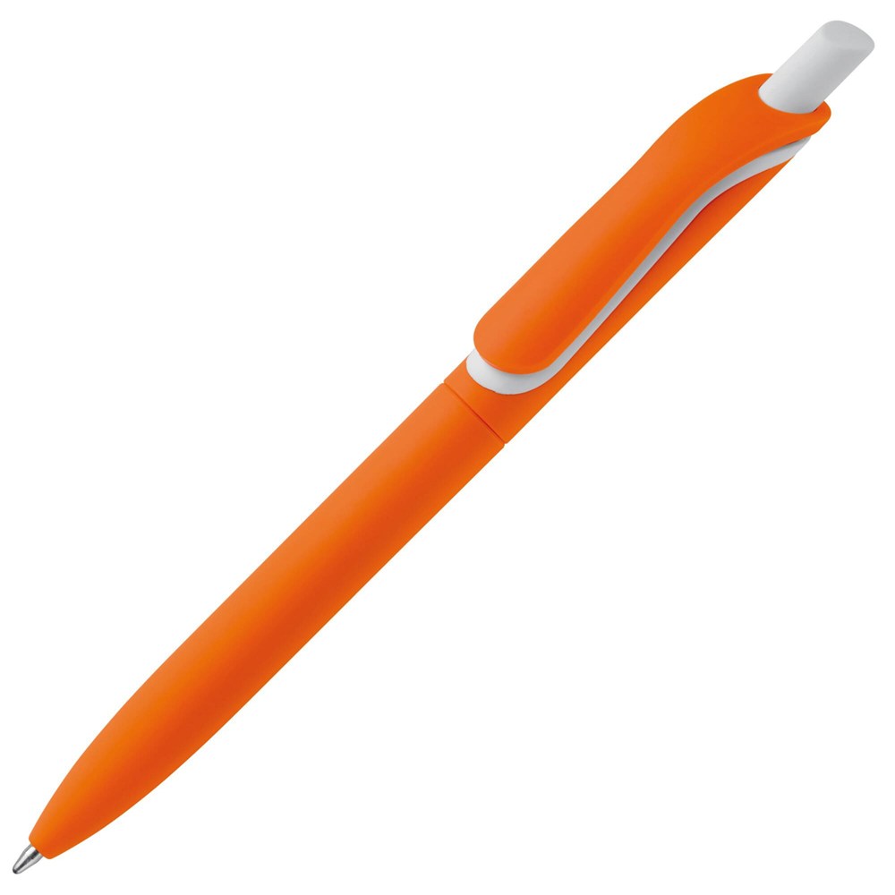 Kugelschreiber ClickShadow softtouch R-ABS - Orange