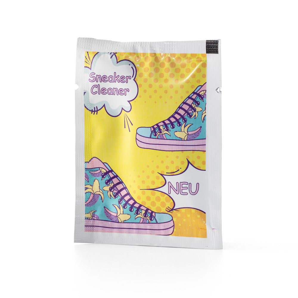 Sneaker Cleaner Tuch im Sachet aus Pet/Alu/PE