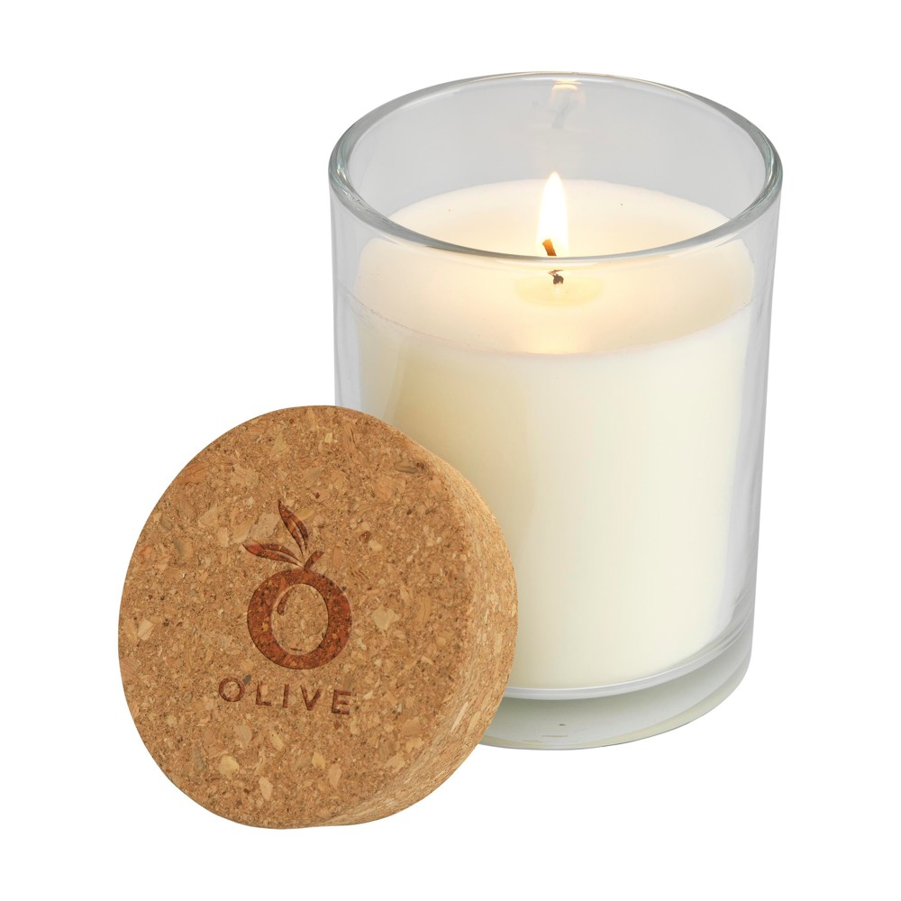 Wooosh Candle Essenza Grande Duftkerze - transparent weiß