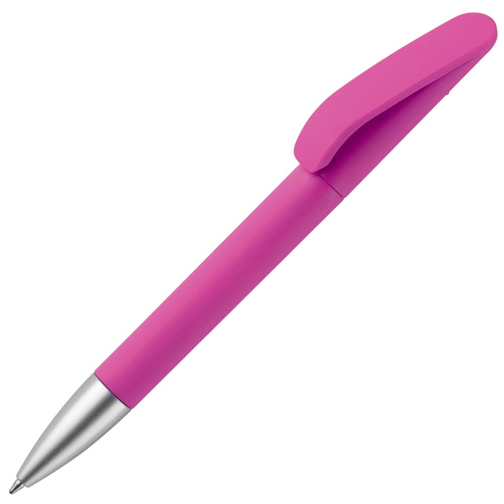 Kugelschreiber Slash soft touch R-ABS - rosa