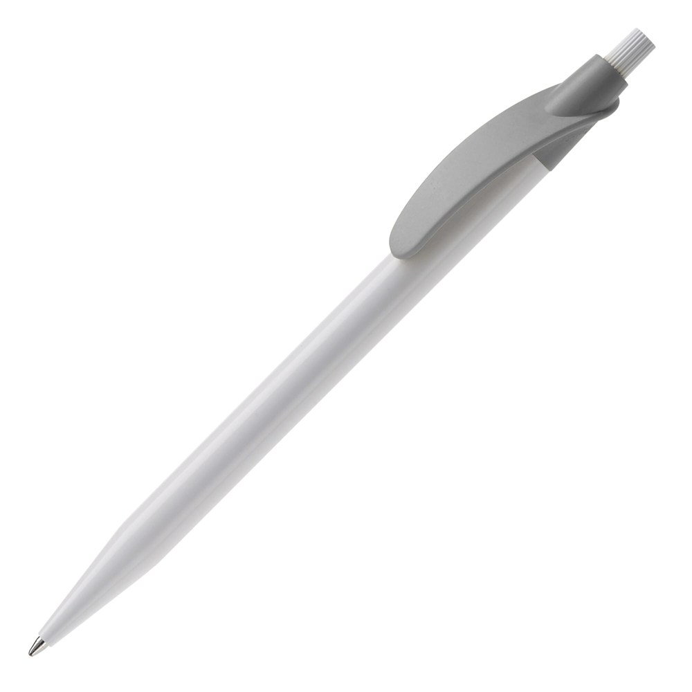 Kugelschreiber Cosmo Hardcolour - Weiss / Silber